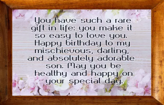 Happy Birthday To My Son Quotes From Mom