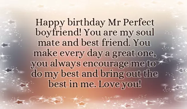 Romantic Romance Birthday Wishes For Boyfriend
