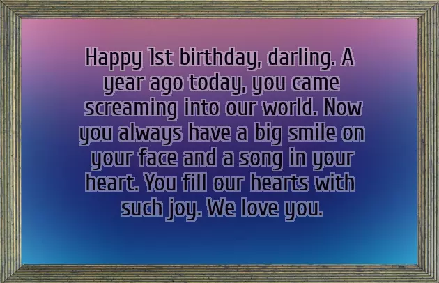 Happy 1St Birthday Nephew Wishes