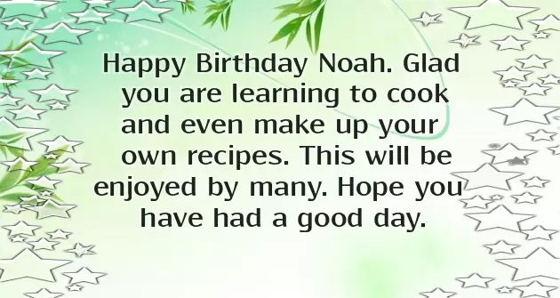 Noah Happy Birthday Noah Happy Birthday