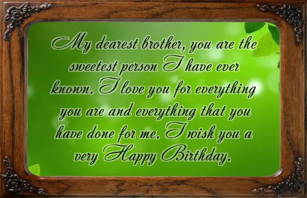 Happy Birthday Brother Emotional Quotes