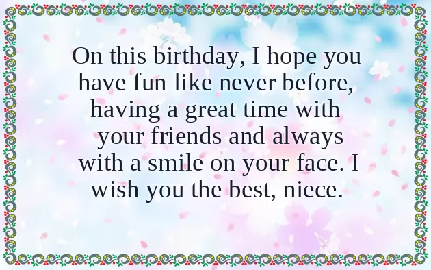 Cute Niece Birthday Wishes Cute Niece Birthday Wishes