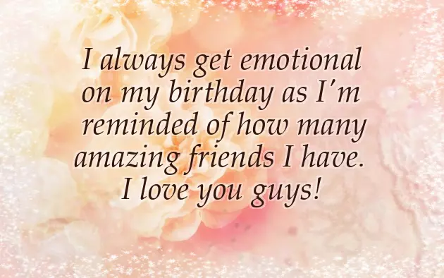 Thanks Message For Birthday Wishes