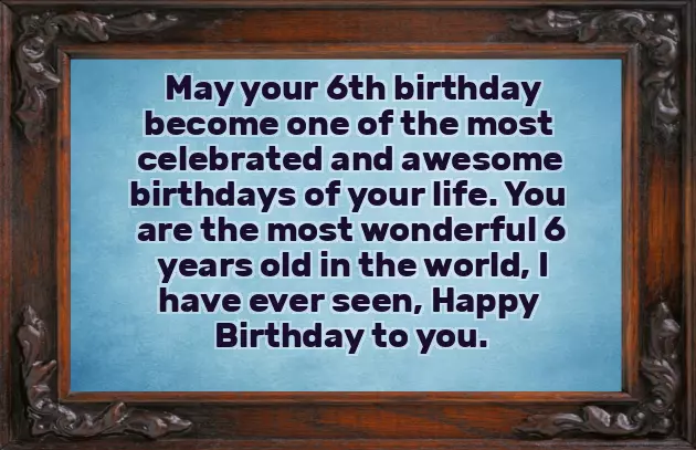 6Th Birthday Wishes For Niece