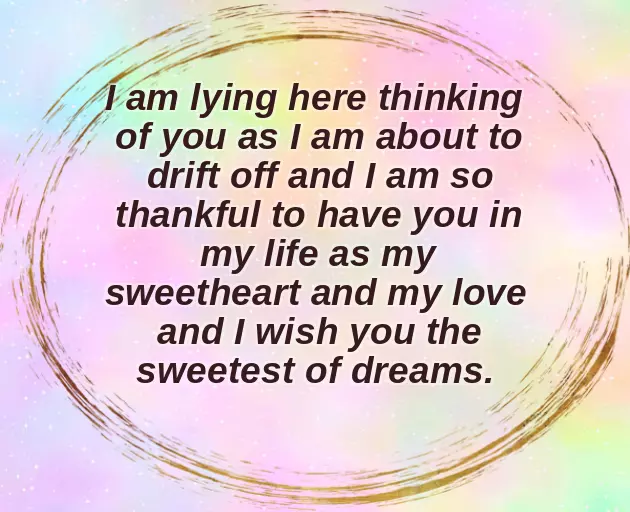 Goodnight Wishes For Him