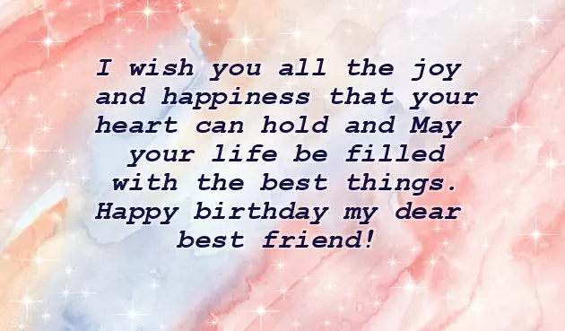 Happy Birthday Wish Female Friend