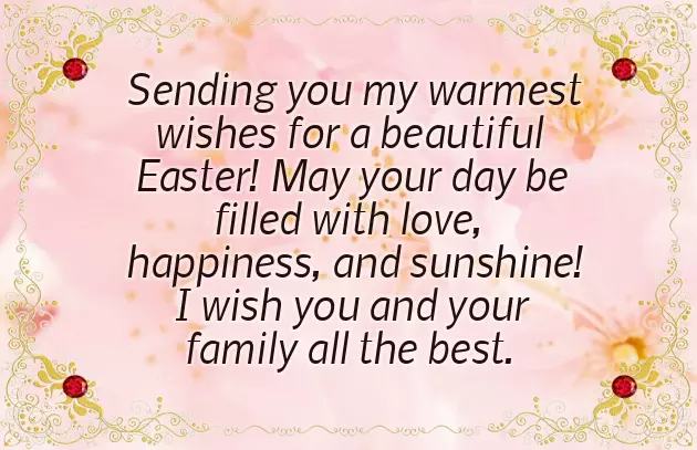 Easter Wishes English