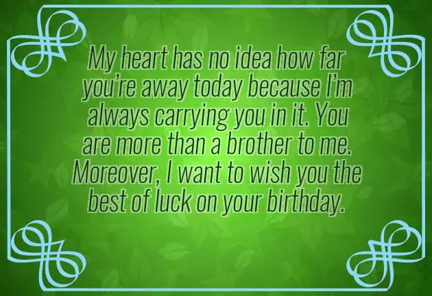 Quotes For Brother Birthday Wishes