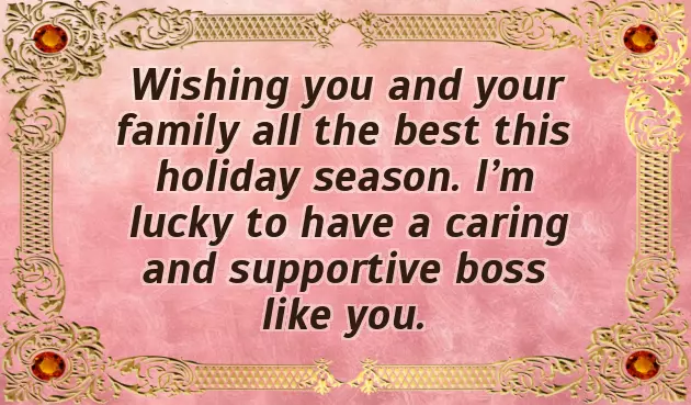 Wishing Happy New Year To Boss