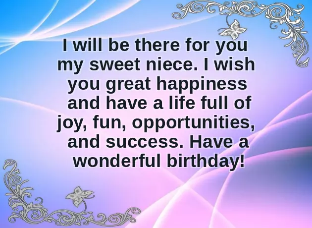 Happy Birthday To My Beautiful Niece