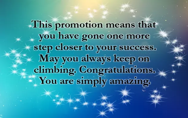 Congratulations For Job Promotion Quotes