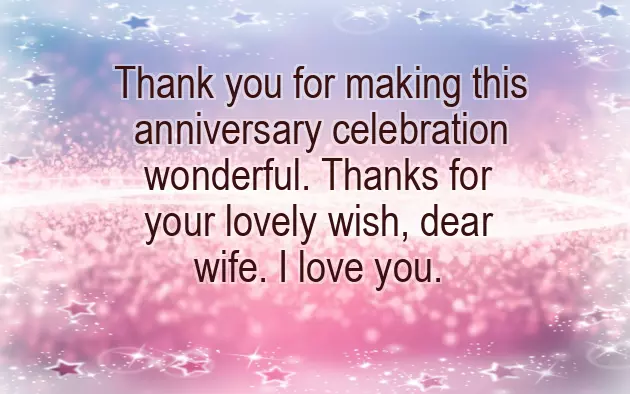 Thank You Message For Anniversary Wishes From Family