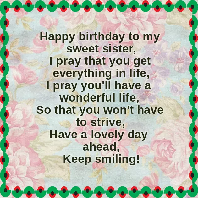 Birthday Wishes For Own Sister Birthday Wishes For Own Sister