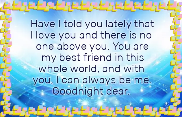 Good Night My Love I Miss You