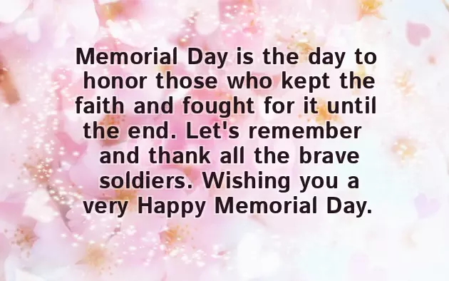 Wishes For Memorial Day