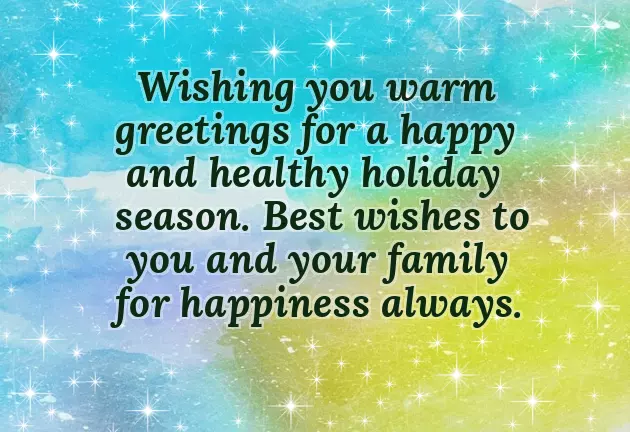 Holiday Messages