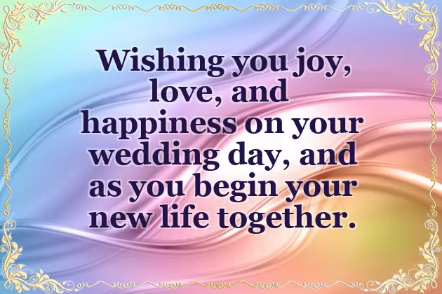 Wishes For Newly Married Life
