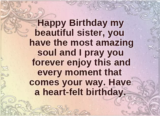 Brother Wishes To Sister