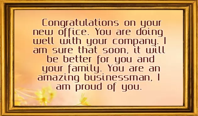 Best Wishes For New Shop