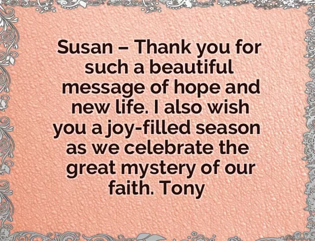 Blessed Holy Week Messages