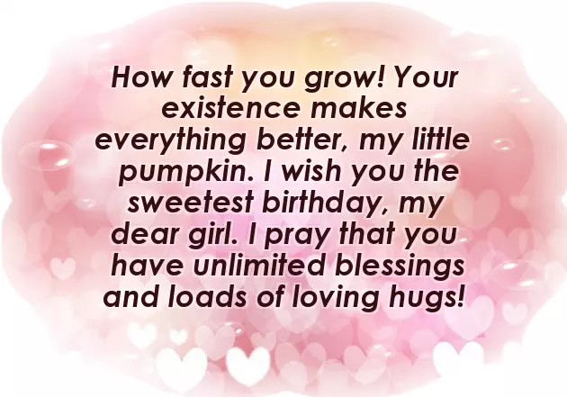 Happy Birthday Wishes Small Girl