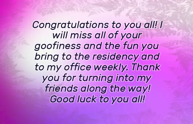 Best Wishes With Your Future Endeavors