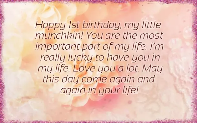 Birthday Quotes For Daughter First Birthday