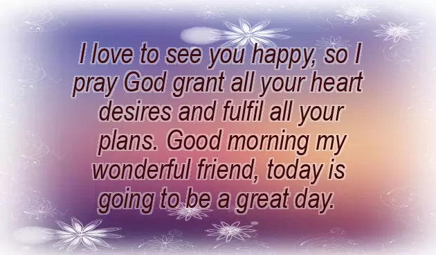 Romantic Good Morning Message To A Friend