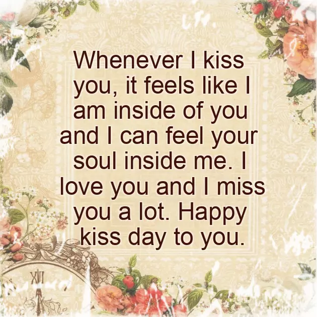 Kiss Day Quotes For Girlfriend