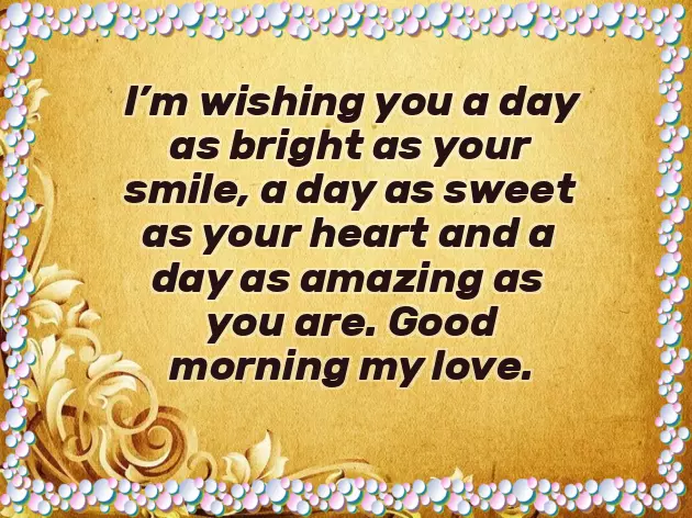 Morning Wishes For Hubby