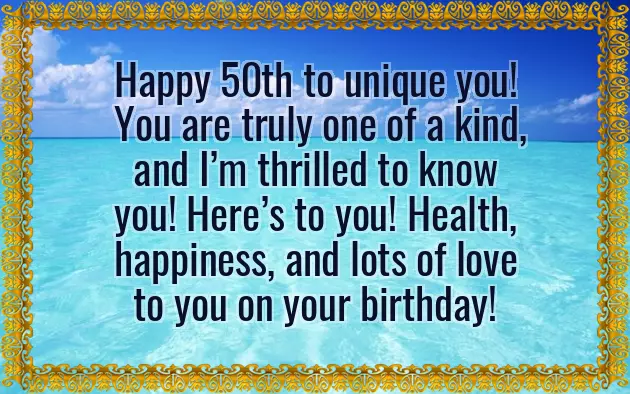 Happy 50Th Birthday Wishes Man Happy 50Th Birthday Wishes Man