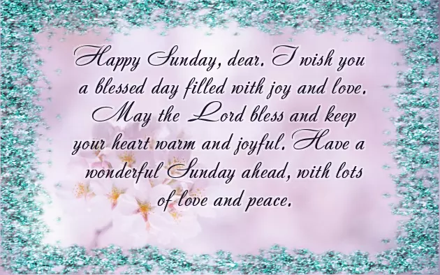 Sunday Morning Greetings And Blessings