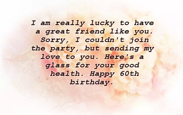 Happy Birthday 60 Year Old