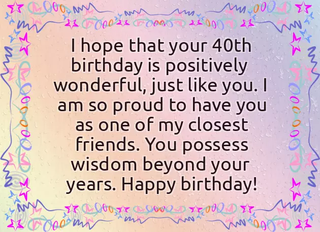 Bday Message For Bff