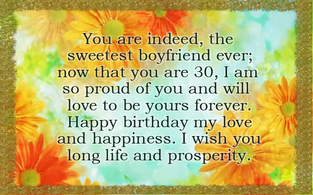 Happy 30Th Birthday Girlfriend