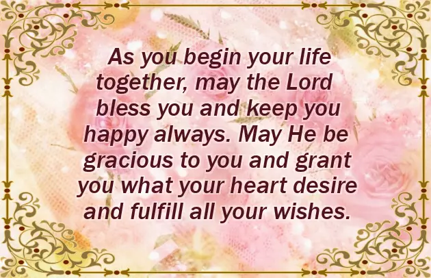 Christian Wedding Wishes