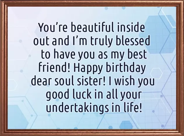 Happy Birthday To Soul Sister