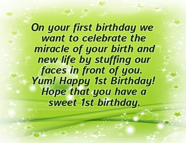 Birthday Wishes For Little Boy Baby