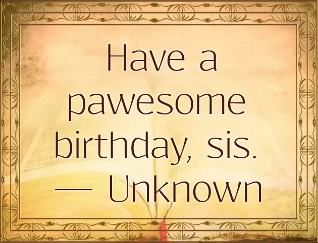 Sister Birthday Jokes