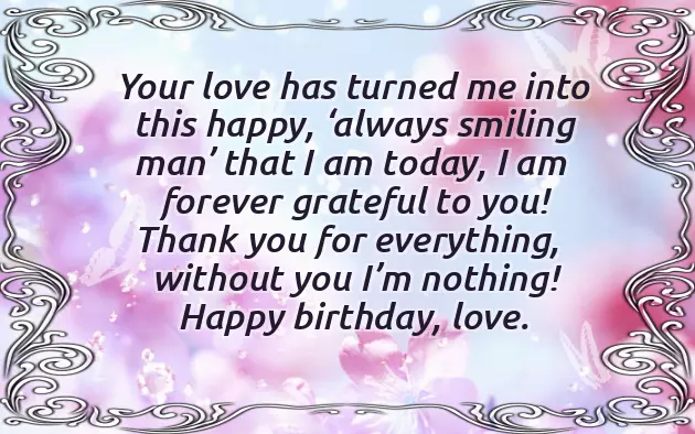 Happy Birthday My Wife Status In English