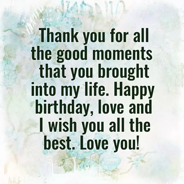 Happy Birthday Baby I Love You