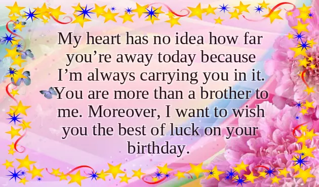 My Sweet Brother Birthday Wishes