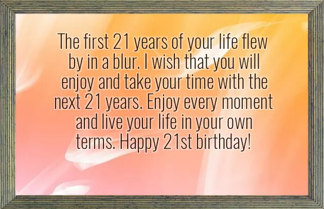 Birthday Wishes For Nephew Turning 21