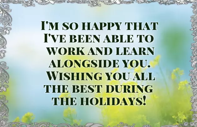 Merry Christmas Message To Staff