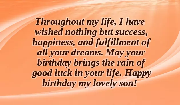 Congratulations For Son