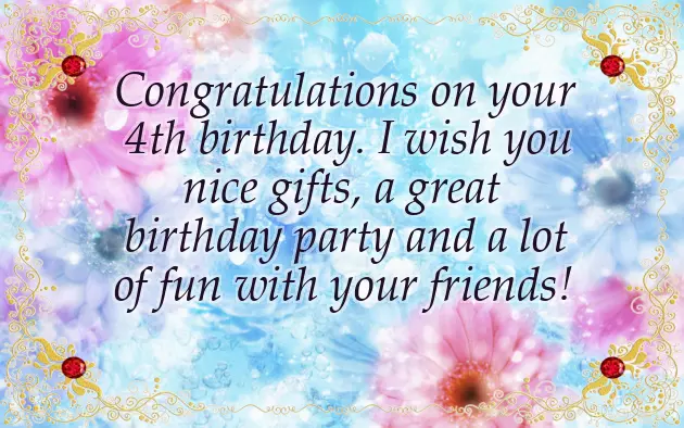 Birthday Quotes For 4 Year Old Baby Girl Birthday Quotes For 4 Year Old Baby Girl
