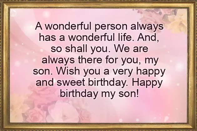 Birthday Wish For Youngest Son