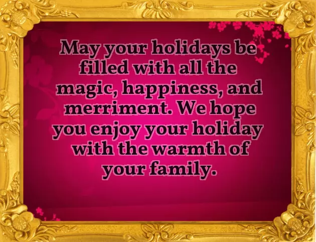 Wish You And Your Family Merry Christmas And Happy New Year