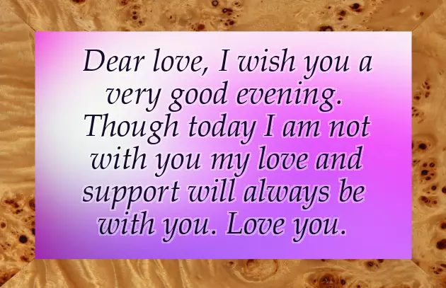 Good Evening Wishes For Lover Good Evening Wishes For Lover