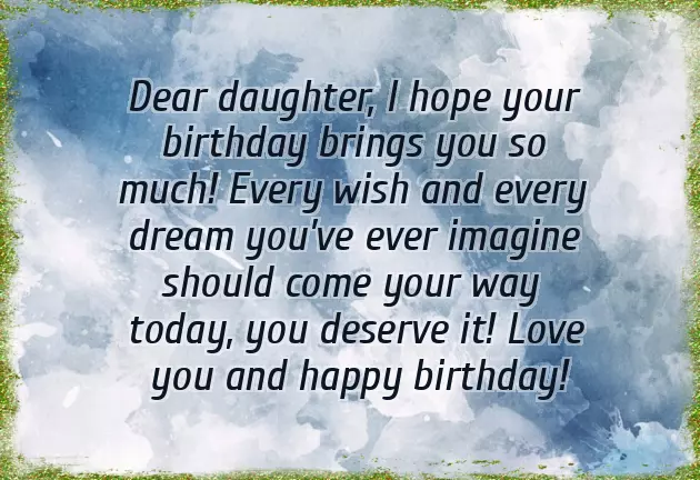 Happy Birthday To My Best Daughter Happy Birthday To My Best Daughter